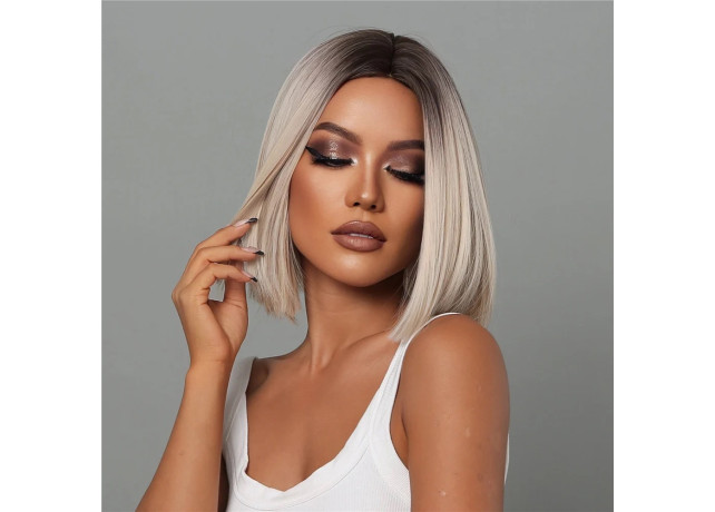 Peruca Bobo Short Blonde